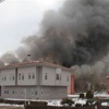 Çankırı'da entegre et tesisinde yangın