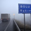 Bolu Dağı'nda kar yağışı başladı