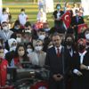 Kasapoğlu, milli sporcularla 19.19'da İstiklal Marşı'nı okudu Kasapoğlu, milli sporcularla 19.19'da İstiklal Marşı'nı okudu