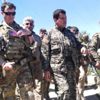 ABD'li komutanlar TSK'nın vurduğu YPG mevzilerinde inceleme yaptı ABD'li komutanlar TSK'nın vurduğu YPG mevzilerinde inceleme yaptı