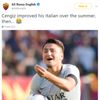 Roma'dan güldüren Cengiz paylaşımı Roma'dan güldüren Cengiz paylaşımı