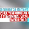 Jandarma Genel Komutanlığı'nda atama ve terfiler