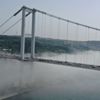 İstanbul Boğazı'na çöken sis kartpostallık görüntüler oluşturdu