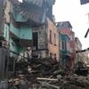 Balat'ta 3 katlı bina çöktü