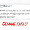 Cemaat CHP'li vekilin iddiasına sahip çıktı