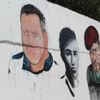Kahramanları, duvara resmediyorlar