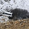 Köy muhtarı kazada öldü, 2 çocuğu yaralandı Köy muhtarı kazada öldü, 2 çocuğu yaralandı