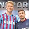 Trabzonspor yeni transferleri Andreas Cornelius ve Dorukhan Toköz için imza töreni düzenledi