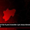 Kayserispor da 6 yeni transfer için imza töreni düzenlendi