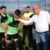 Başkan Ergün den futbolculara moral Başkan Ergün den futbolculara moral