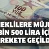 Ödemeler gündeme bomba gibi düştü! SGK-SSK ve Bağkur'lu emeklilere müjde 2 bin 500 lira için harekete geçildi…