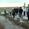 Aksaray da 45 dakika süren dolu yağışı tarım arazilerine ...