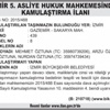 İZMİR 5. ASLİYE HUKUK MAHKEMESİNDEN KAMULAŞTIRMA İLANI