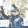 Burs protestosu devam ediyor