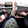 Öldürülen gazeteci Nuh Köklü son yolculuğuna kartopu ile uğurlandı