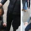 Taciz şüphelisini dövüp polise teslim ettiler Taciz şüphelisini dövüp polise teslim ettiler
