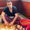 Evde lahmacun yaptı Evde lahmacun yaptı