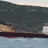 Çanakkale'de tankerle gemi çarpıştı! Çanakkale'de tankerle gemi çarpıştı!