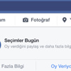 Facebook'ta 1.6 milyon kişi oy butonunu kullandı