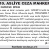 ANTALYA 10. ASLİYE CEZA MAHKEMESİ’NDEN