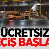 Otoyol Ve Köprülerde Ücretsiz Geçiş Başladı