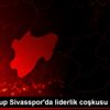 Demir Grup Sivasspor da liderlik coşkusu Demir Grup Sivasspor da liderlik coşkusu