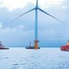 Bir ilk: Yüzen rüzgâr türbini