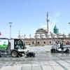 Konya da dezenfeksiyon çalışmaları artarak devam ediyor Konya da dezenfeksiyon çalışmaları artarak devam ediyor