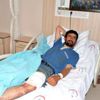 Ayının saldırısına uğrayan Afgan çoban yaralandı Ayının saldırısına uğrayan Afgan çoban yaralandı