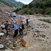 Giresun'da heyelan yol kapattı Giresun'da heyelan yol kapattı