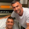 Burak Yılmaz, Muslera'yı hastanede ziyaret etti Burak Yılmaz, Muslera'yı hastanede ziyaret etti