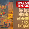 Esenyurt'ta tek kişilik tuzlama çalışması Esenyurt'ta tek kişilik tuzlama çalışması