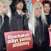 Diyarbakırlı erkeklerden peruklu eylem