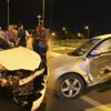 Sivas'ta iki otomobil çarpıştı: 10 yaralı Sivas'ta iki otomobil çarpıştı: 10 yaralı