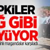 Mustafa Sarıgül'ü silahlı magandalar karşıladı