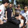 Otomobilin Çarptığı Genç Kız Hastanelik Oldu Otomobilin Çarptığı Genç Kız Hastanelik Oldu