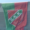 Karşıyaka bayrağı köprüye asıldı Karşıyaka bayrağı köprüye asıldı
