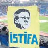Roma-Juve maçında Yıldırım istifa pankartı Roma-Juve maçında Yıldırım istifa pankartı