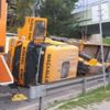 Bakırköy'de facianın eşiğinden dönüldü! Seyir halindeki vinç devrildi Bakırköy'de facianın eşiğinden dönüldü! Seyir halindeki vinç devrildi