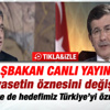 Davutoğlu'nun başbakan olarak ilk canlı yayını TRT'de