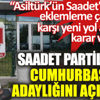 Saadet Partili isim Cumhurbaşkanı adaylığını açıkladı. Asiltürk'e zehir zemberek tepki gösterdi Saadet Partili isim Cumhurbaşkanı adaylığını açıkladı. Asiltürk'e zehir zemberek tepki gösterdi