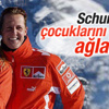 F1 efsanesi Schumacher çocuklarını görünce ağladı F1 efsanesi Schumacher çocuklarını görünce ağladı