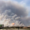 Azerbaycan'da askerî birlikte patlama