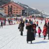Hafta sonunu fırsat bilenler Palandöken'e akın etti!