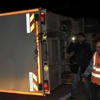 Lodos, Bursa'da tır devirdi Lodos, Bursa'da tır devirdi