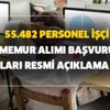 55.482 personel, işçi ve memur alımı başvuru şartları resmi açıklama geldi! İŞKUR 5 Temmuz kamu ilanları