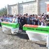 Öldürülen müftülük personelinin ikisi toprağa verildi