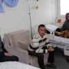 Kar bastırdı, hastalar hastanede kaldı