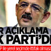 AK Parti'den kritik ittifak açıklaması AK Parti'den kritik ittifak açıklaması