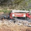 Havran’da Çöplük Yangını Havran’da Çöplük Yangını
